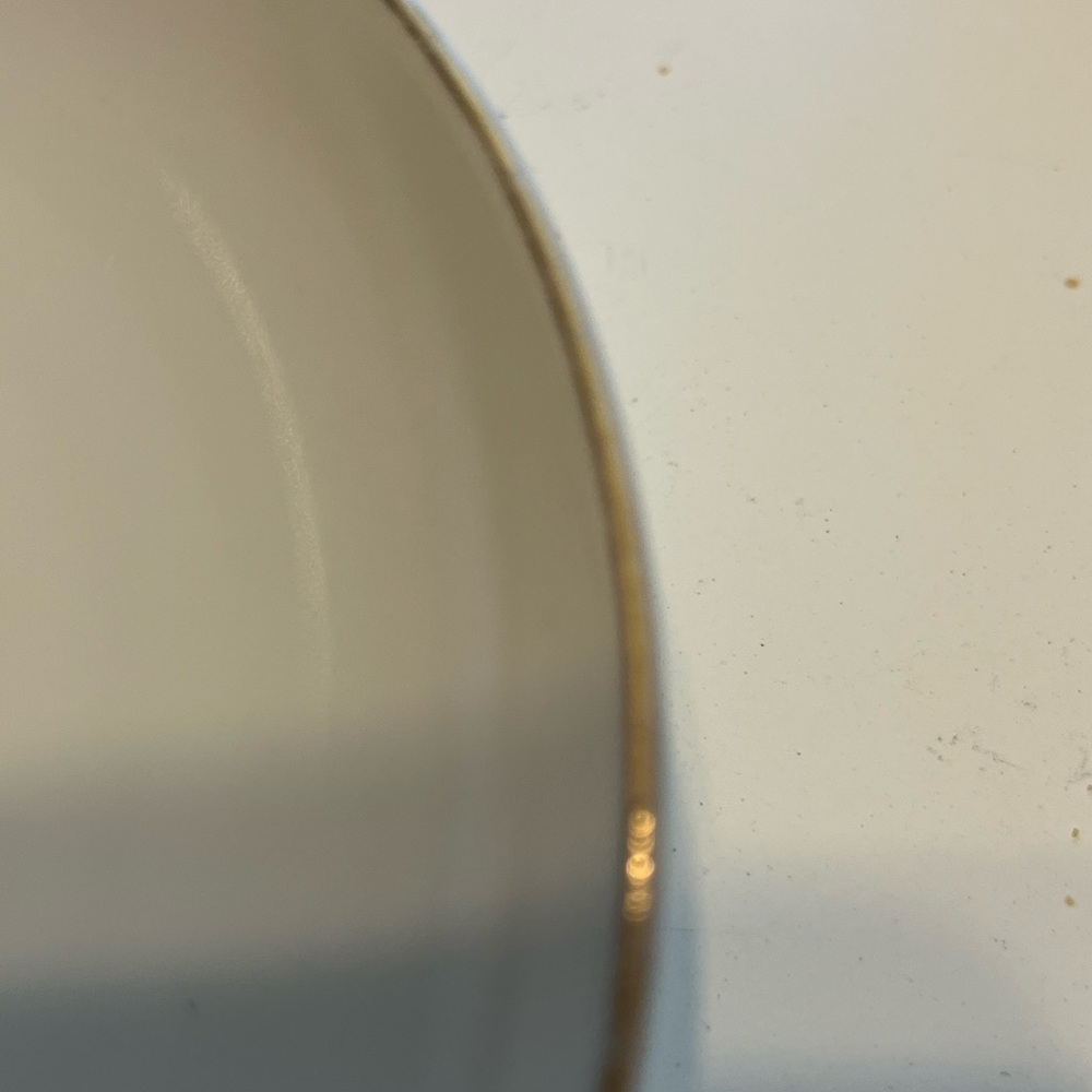 VINTAGE‎ 1961 KAYSONS FINE CHINA GOLDEN RHAPSODY SAUCER CREAM W/GOLD LEAVES/TRIM - Picture 4 of 5